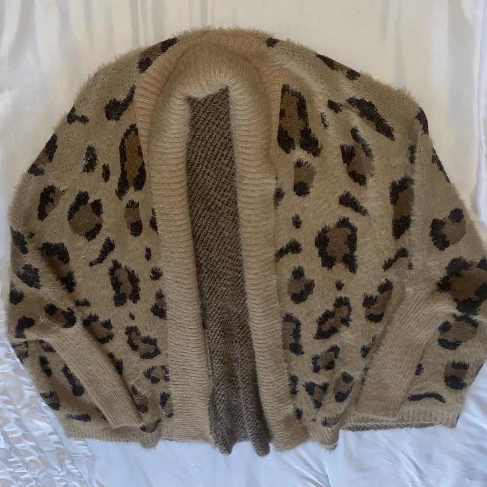 Leopard Print Cardigan